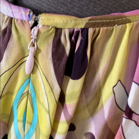 Silk Print Peplum Blouse - Picture 8 of 8